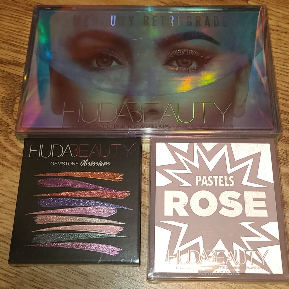 Amazing Deal 💥💥👄Huda Beauty Palette set. Only asking 75 for all three!